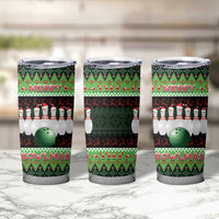 Bowling Christmas Tumbler Cup Merry Bowlmas - Wonder Print Shop