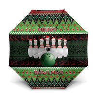 Bowling Christmas Umbrella Merry Bowlmas - Wonder Print Shop