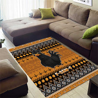 Chicken Christmas Area Rug F Caw F - Wonder Print Shop