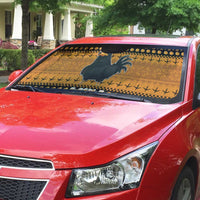 Chicken Christmas Auto Sun Shade F Caw F - Wonder Print Shop