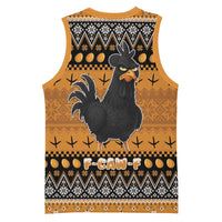Chicken Christmas Basketball Jersey F Caw F - Wonder Print Shop
