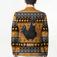 Chicken Christmas Blazer F Caw F - Wonder Print Shop
