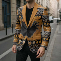 Chicken Christmas Blazer F Caw F - Wonder Print Shop