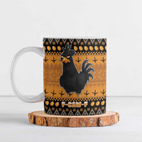 Chicken Christmas Ceramic Mug F Caw F - Wonder Print Shop