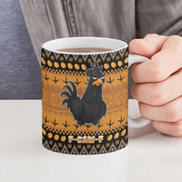Chicken Christmas Ceramic Mug F Caw F - Wonder Print Shop