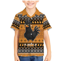 Chicken Christmas Family Matching Mermaid Dress and Hawaiian Shirt F Caw F - Wonder Print Shop
