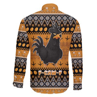 Chicken Christmas Family Matching Off The Shoulder Long Sleeve Dress and Hawaiian Shirt F Caw F - Wonder Print Shop