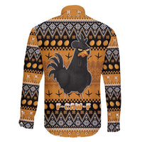 Chicken Christmas Family Matching Short Sleeve Bodycon Dress and Hawaiian Shirt F Caw F - Wonder Print Shop