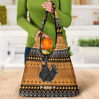 Chicken Christmas Grocery Bag F Caw F - Wonder Print Shop