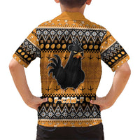 Chicken Christmas Kid Hawaiian Shirt F Caw F - Wonder Print Shop