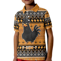 Chicken Christmas Kid Polo Shirt F Caw F - Wonder Print Shop