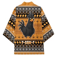 Chicken Christmas Kimono F Caw F - Wonder Print Shop