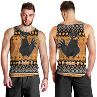 Chicken Christmas Men Tank Top F Caw F - Wonder Print Shop
