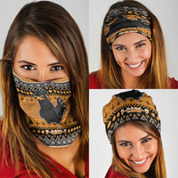 Chicken Christmas Neck Gaiter F Caw F - Wonder Print Shop