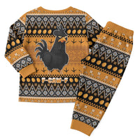 Chicken Christmas Pajama Set F Caw F - Wonder Print Shop