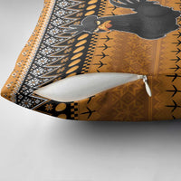 Chicken Christmas Pillow Cover F Caw F - Wonder Print Shop