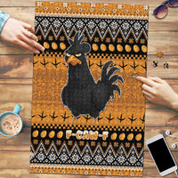 Chicken Christmas Puzzle F Caw F - Wonder Print Shop