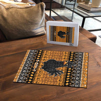 Chicken Christmas Puzzle F Caw F - Wonder Print Shop