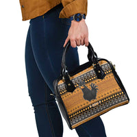 Chicken Christmas Shoulder Handbag F Caw F - Wonder Print Shop