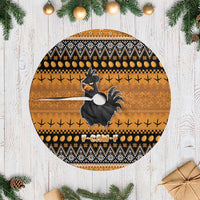 Chicken Christmas Tree Skirt F Caw F - Wonder Print Shop