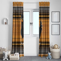 Chicken Christmas Window Curtain F Caw F - Wonder Print Shop