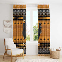 Chicken Christmas Window Curtain F Caw F - Wonder Print Shop
