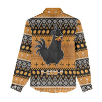 Chicken Christmas Women Casual Shirt F Caw F - Wonder Print Shop
