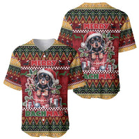Dachshund Christmas Baseball Jersey Merry Dachmas - Wonder Print Shop