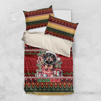 Dachshund Christmas Bedding Set Merry Dachmas - Wonder Print Shop