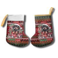 Dachshund Christmas Stocking Merry Dachmas - Wonder Print Shop
