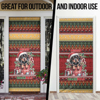 Dachshund Christmas Door Cover Merry Dachmas - Wonder Print Shop