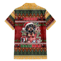 Dachshund Christmas Family Matching Mermaid Dress and Hawaiian Shirt Merry Dachmas - Wonder Print Shop