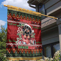 Dachshund Christmas Garden Flag Merry Dachmas - Wonder Print Shop
