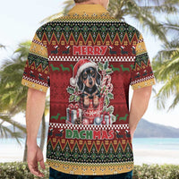 Dachshund Christmas Hawaiian Shirt Merry Dachmas - Wonder Print Shop