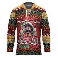 Dachshund Christmas Hockey Jersey Merry Dachmas - Wonder Print Shop