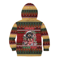 Dachshund Christmas Kid Hoodie Merry Dachmas - Wonder Print Shop