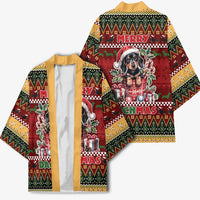 Dachshund Christmas Kimono Merry Dachmas - Wonder Print Shop