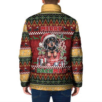 Dachshund Christmas Padded Jacket Merry Dachmas - Wonder Print Shop