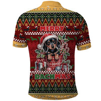 Dachshund Christmas Polo Shirt Merry Dachmas - Wonder Print Shop