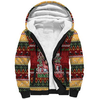 Dachshund Christmas Sherpa Hoodie Merry Dachmas - Wonder Print Shop