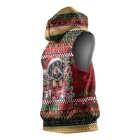 Dachshund Christmas Sleeveless Hoodie Merry Dachmas - Wonder Print Shop