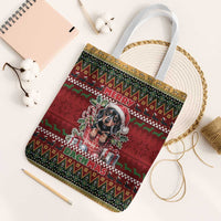 Dachshund Christmas Tote Bag Merry Dachmas - Wonder Print Shop