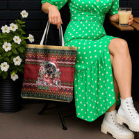 Dachshund Christmas Tote Bag Merry Dachmas - Wonder Print Shop