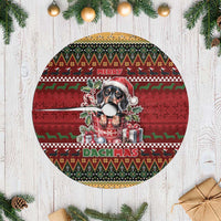 Dachshund Christmas Tree Skirt Merry Dachmas - Wonder Print Shop