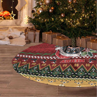 Dachshund Christmas Tree Skirt Merry Dachmas - Wonder Print Shop
