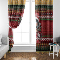 Dachshund Christmas Window Curtain Merry Dachmas - Wonder Print Shop