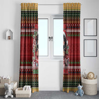 Dachshund Christmas Window Curtain Merry Dachmas - Wonder Print Shop