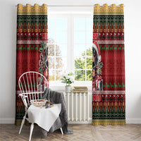 Dachshund Christmas Window Curtain Merry Dachmas - Wonder Print Shop
