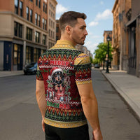Dachshund Christmas Zipper Polo Shirt Merry Dachmas - Wonder Print Shop