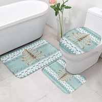 Dragonfly Christmas Bathroom Set Frosty Minty Xmas Tree - Wonder Print Shop